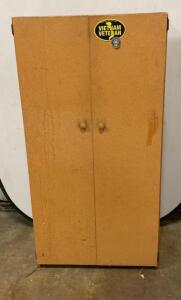 Utility Storage Cabinet with 2 Doors, 4 Shelves, and "Vietnam Veteran" Decal 5&rsquo;x30&rdquo;x15&rdquo; ( T2 )