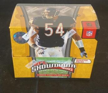 NFL Showdown 2003 Booster Box, Factory Sealed, 36 Packs, Wizards of the Coast, Brian Urlacher Cover