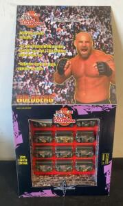 1999 Racing Champions WCW Main Event 1:64 Diecast Stock Car Set, Goldberg, Limited Edition, 12 Cars