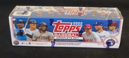 2022 Topps Baseball Complete Set Factory Sealed, 665 Cards, 5 Rookie Variations, Retail Edition