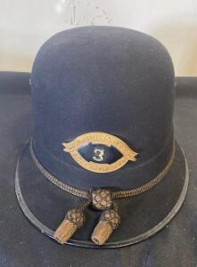 Antique Pantke-Harpke Co. Police Dress Helmet with Brass Badge No. 3