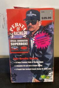 Superstars of Racing Special Combo Superbox Classic 1995, Dale Earnhardt Phone Card, Sealed