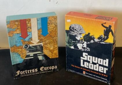 Avalon Hill Fortress Europa 1980 WWII Strategy Board Wargame, 2 Players