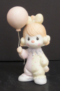 Precious Moments "Clowns" 1984 Porcelain Figurine by Samuel J. Butcher, Enesco #12238