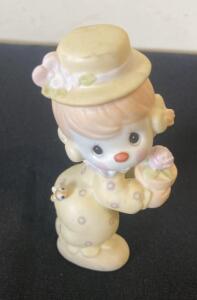 Enesco 1984 Clowns Series Porcelain Figurine by Samuel J. Butcher, Model 12238D