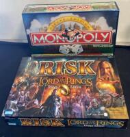 Monopoly Deluxe Edition, Risk LOTR Trilogy, APBA Pro Baseball Board Games (Boxed) - 3