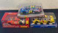 1997-1998 Racing Champions 1:24 Scale NASCAR Diecast Cars &ndash; Jeff Gordon, Ricky Rudd, Steve Park