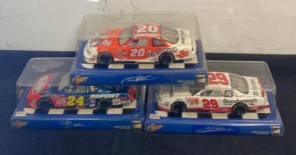 Action 1:24 Die-Cast NASCAR Set: Tony Stewart #20, Jeff Gordon #24, Kevin Harvick #29