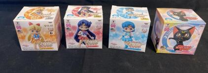 Banpresto Sailor Moon Crystal Girls Memories Chibi Figures &ndash; Sailor Venus, Mars, Mercury, Luna