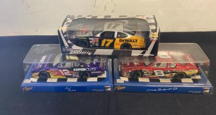 1:24 NASCAR Diecast Lot - Matt Kenseth #17 DeWalt, Ryan Newman #12 Supercuts, Dale Jr #8