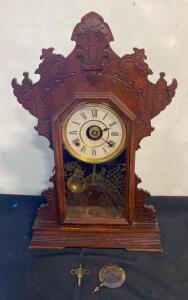 Antique Seth Thomas Cambuske Style Mantel Clock, College Series, Pre-1907, 8-Day Strike Movement