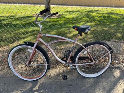 Huffy Cruiser 26" Bike, Pink, Steel Frame, Single Speed, Fenders, Coaster Brake