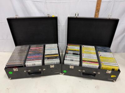 Large Lot of ~85 Classical & Jazz Music CDs w/ Time-Life Series, LANING Portable Cases