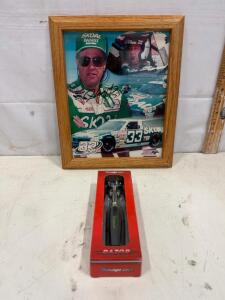 Snap-on Razor THL72 Ratchet Style, Black Soft Grip, 2014, Boxed + Signed Harry Gant NASCAR Photo