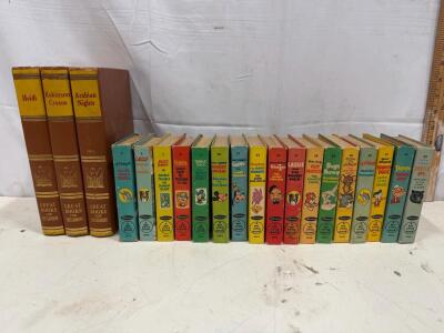 Vintage Collection of 19 Children's Books: "A Big Little Book" Series & "Great Books for Children"