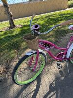 Panama Jack 26" Cruiser Bike Pink, Steel Frame, Basket, Rear Rack, Coaster Brake, Single Speed - 2