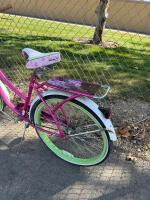 Panama Jack 26" Cruiser Bike Pink, Steel Frame, Basket, Rear Rack, Coaster Brake, Single Speed - 3