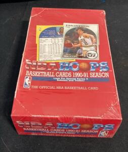 1990-91 NBA Hoops Series II Factory Sealed Box &ndash; 36 Packs, 540 Cards, Featuring Michael Jordan