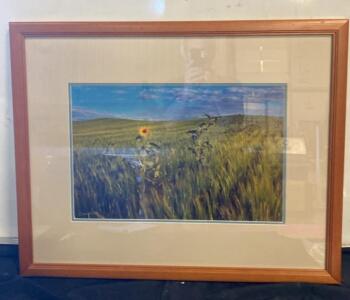 Frederic Joy Signed 1998 Limited Edition Print "Lost in Seas of Grain and Skies" 23/600 Framed 31x26&rdquo;