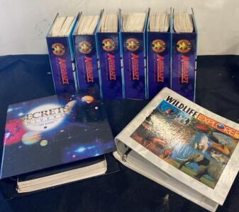 Aircraft of the World 6-Binder Set, Secrets of the Universe Binder, Wildlife Explorer Reference Book