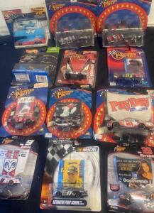 NASCAR Winners Circle & Hot Wheels 1:64 Die-Cast Lot, Richard Petty, Earnhardt Jr., Gordon, More