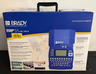 Brady BMP51 Portable Label Maker With Accessories