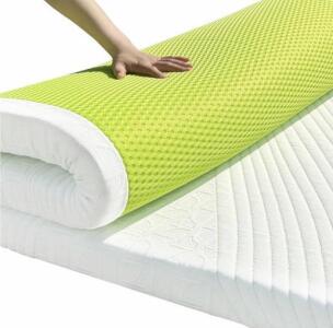 Joyride Sleep 3-Inch King Memory Foam Flip Mattress Topper with Dual Firmness and Cooling Gel