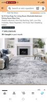 8x10 Modern Blue Grey Area Rug & 10x14 Non-Slip Felt Rubber Rug Pad Set, Machine Washable - 2