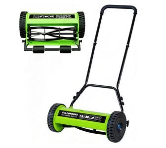 Folconroad 14-Inch Manual Push Reel Lawn Mower, Model mower_14_001, Serial X004XCEYXB