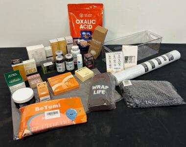 Eco Living Solutions Oxalic Acid, Storage Bin, Supplements, Health, and Cleaning Product Lot