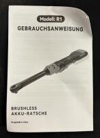 Cordless Brushless Electric Ratchet Wrench R1, 3/8" Drive, 70 ft-lbs Torque, 200 RPM - 6
