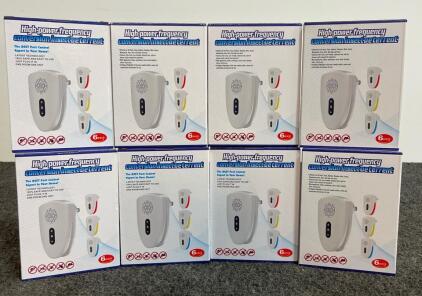 High Power Ultrasonic Pest Repeller (8) 6-Pack, 800&ndash;1200 sq.ft. Coverage, AC 90&ndash;250V, CE/FCC Certified