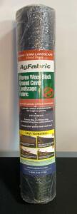 AgFabric Woven Weed Block Landscape Fabric, 3 ft x 50 ft, UV Resistant Ground Cover