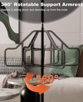 Stander Security Pole, Floor-to-Ceiling Height-Adjustable Transfer Support - 3