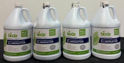 (4) Gallons Bioda Professional Strength Drain Cleaner & Odor Eliminator, Septic-Safe, Multipurpose