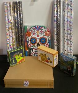 Cascadia: Rolling Rivers, Stretchy Alien Toy, Puzzle Car Set, Gift Wrap, Day of the Dead Decor