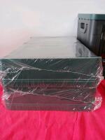 Stackable Plastic Storage Cabinet with Swing-Open Doors, Set of 3 - 4
