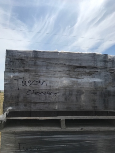 (1) Pallet Of Chocolate Tuscan Pavers