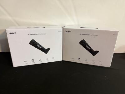 LOEVIT Air Compression Leg Massager, 6 Modes, 4 Intensity Levels, USB-C Charging