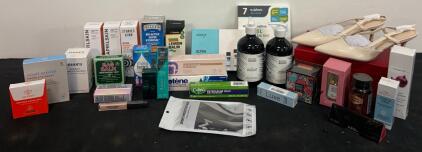 Large Mixed Lot of Personal Care & Beauty Products Plus Cervigado Women's Nude Pumps Size 8