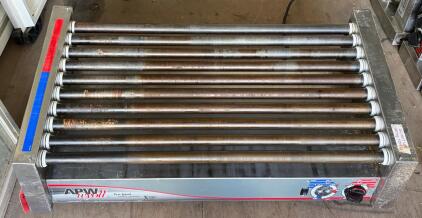 APW Wyott HRS-50S Hot Dog Roller Grill, 10 Tru-Turn Rollers, 50 Hot Dog Capacity, 120V (Connex 3)