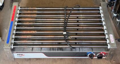 APW Wyott HRS-50S Hot Dog Roller Grill, 10 Rollers, 50 Hot Dog Capacity, 120V, NSF/UL (Connex 3)