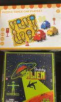 Party Bundle: Cascadia Rolling Rivers Game, Toysmith Stretchy Alien, Pi&ntilde;ata Set, Play Balls, Gift Wrap - 2