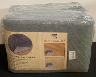 Enjoy Holiday 1981 Non-Slip Rug Pad, Gray, 8x10 ft, Cushion Support, Hardwood/Tile Use, SKU X004ELYB5R
