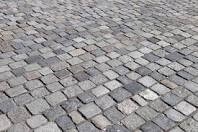 (1) Pallet Of Charcoal and Grey Cobblestone Premier Pavers