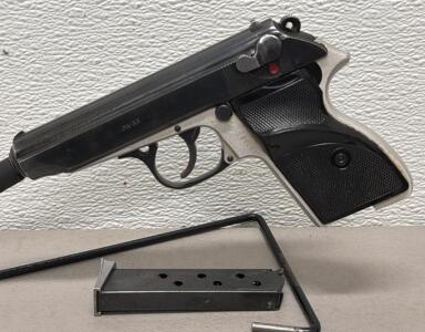 FEG PA-63 Semi-Auto 9mm Makarov Pistol, Hungary, Alloy Frame, Two-Tone, SN AB0895, 1 Mag