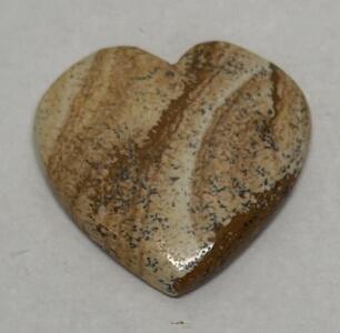 29.40ct. Heart Shaped Picture Jasper