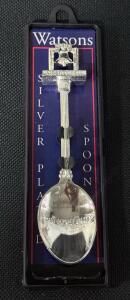 Watsons Philadelphia Liberty Bell Silver-Plated Souvenir Spoon with Display Box, 4.5 inch