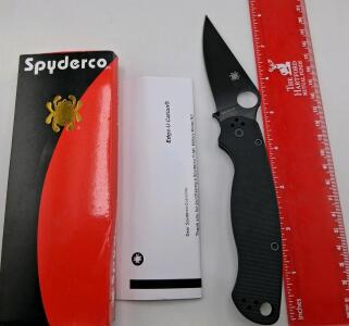 Spyderco Military Model C36G CPM S30V G-10 4" Folding Knife with Box and Docs, Made in USA