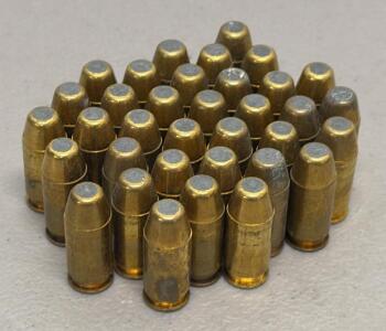 35 Rounds Winchester .45 ACP Fired Brass, NT Non-Toxic Primers, Reloadable, Loose Lot